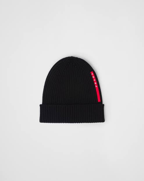 Prada black beanie