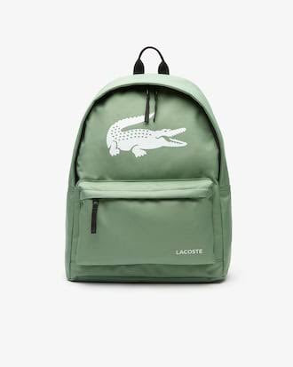 Lacoste school bag light green