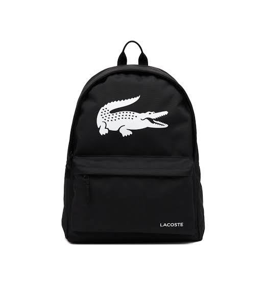 Lacoste school bag black