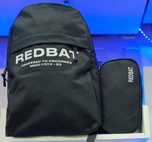 Redbat school bag black