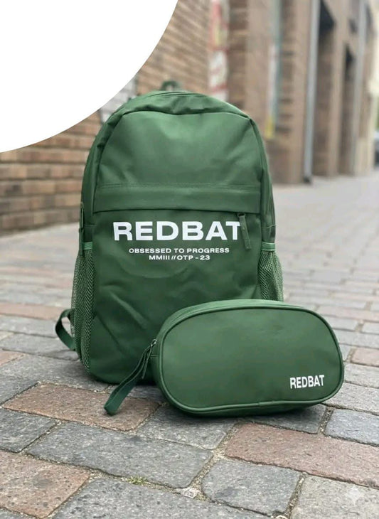 Redbat school bag green