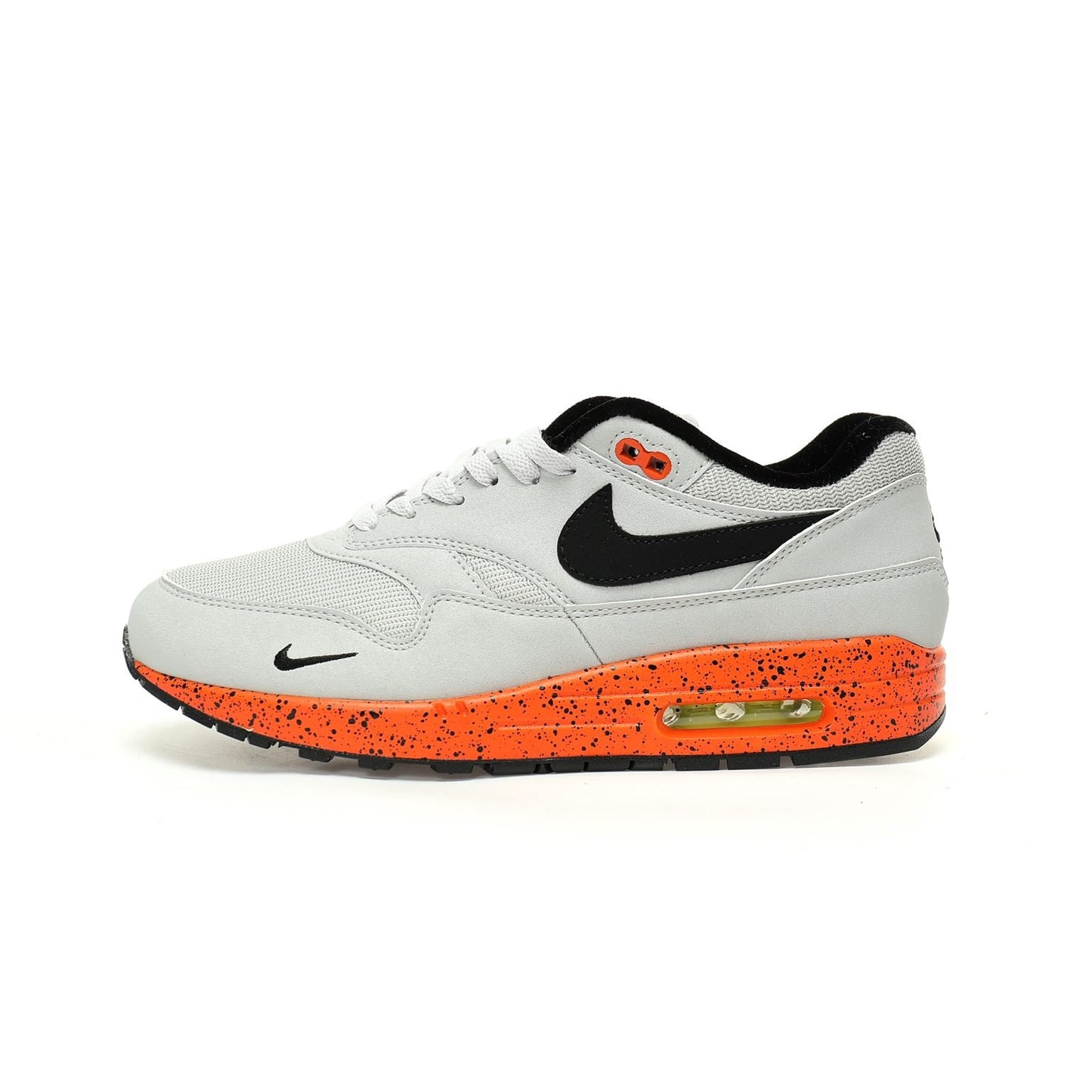 Nike AirMax 1 white sude & orange