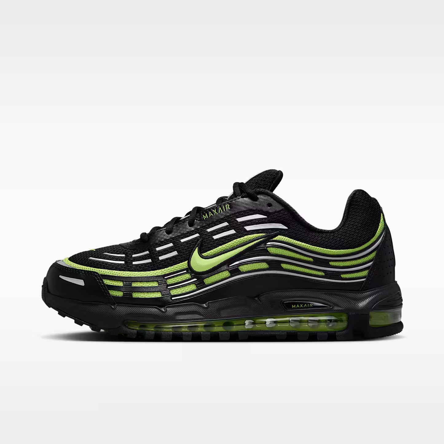 Nike Air Max TL 2.5 in black and citron Green