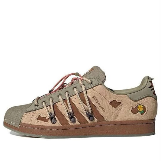 Adidas originals Superstar x melting sadness Green & Brown