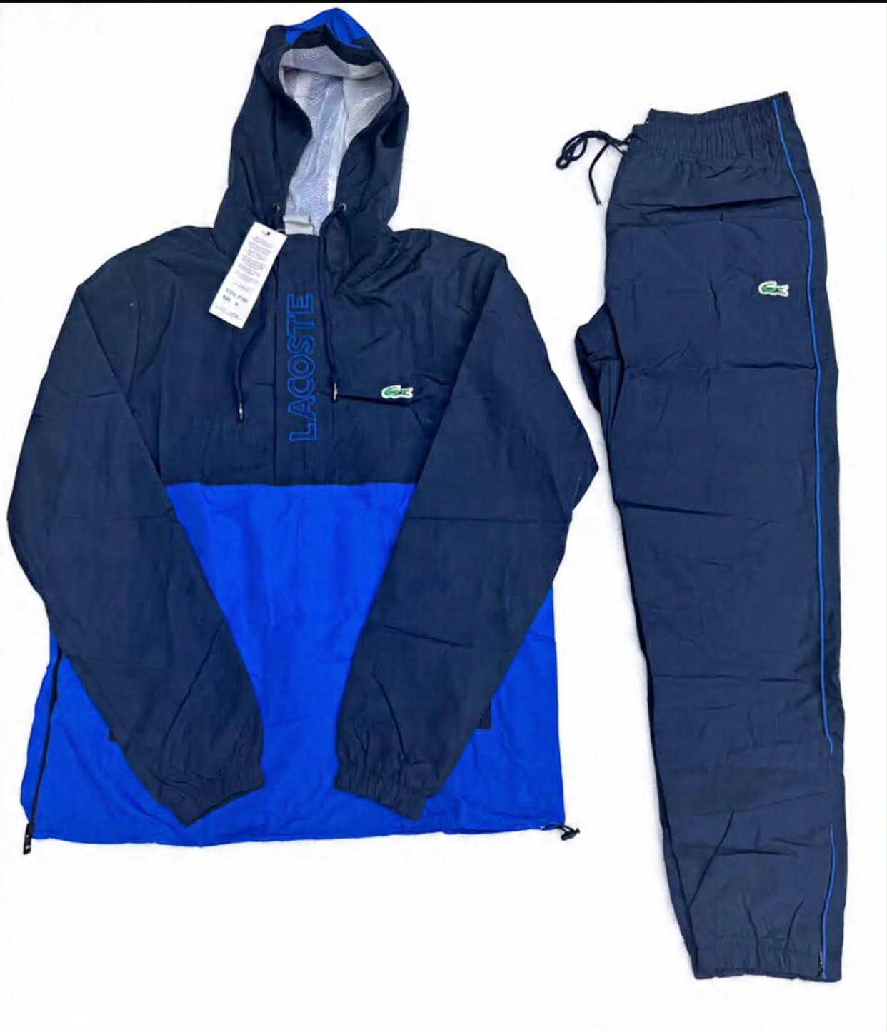 Lacoste Windbreaker Tracksuit / Anorak Tracksuit set Blue & Navy