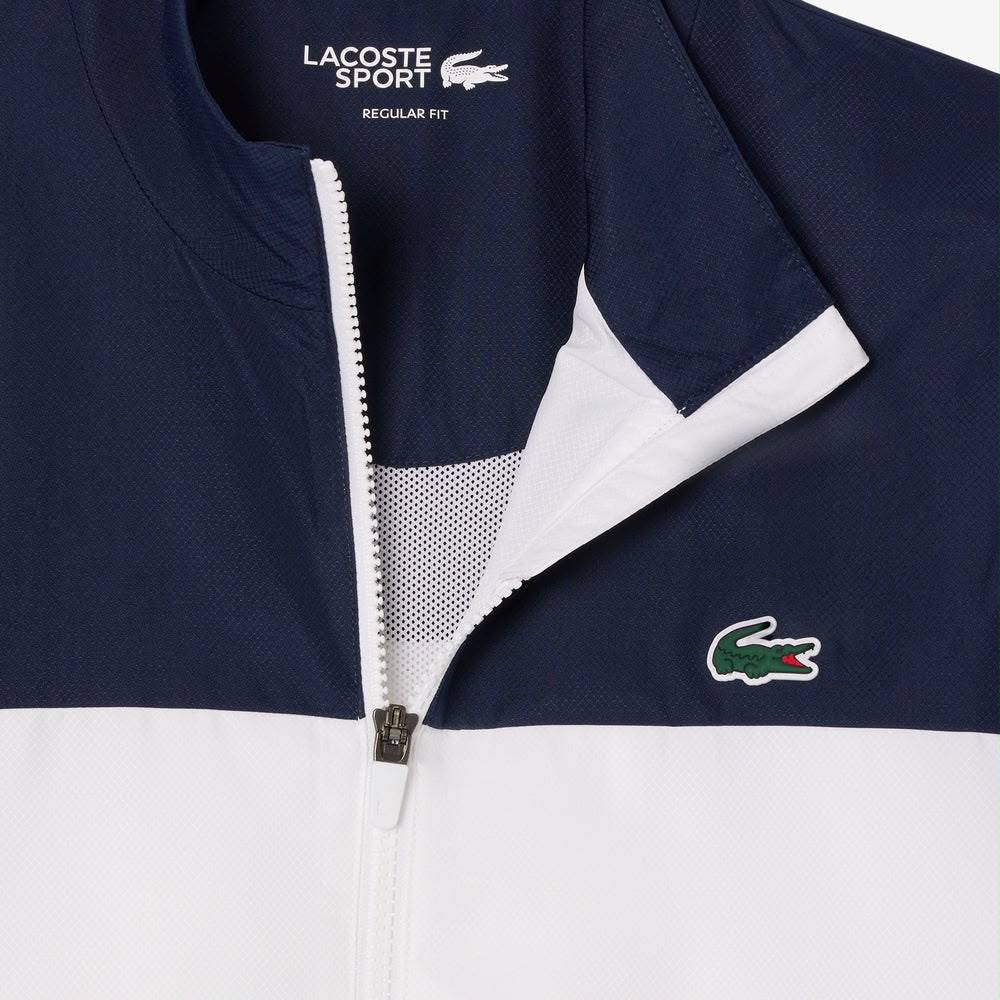 Sport Printed Tracksuit Lacoste White& Black; men-tennis