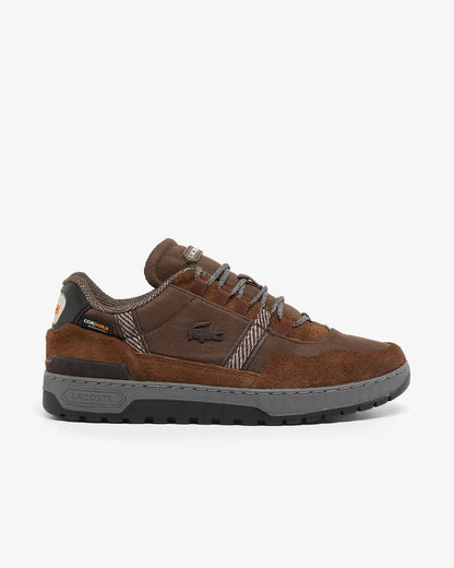 Men's T-Clip Lacoste Winter Outdoor Brown Sneakers