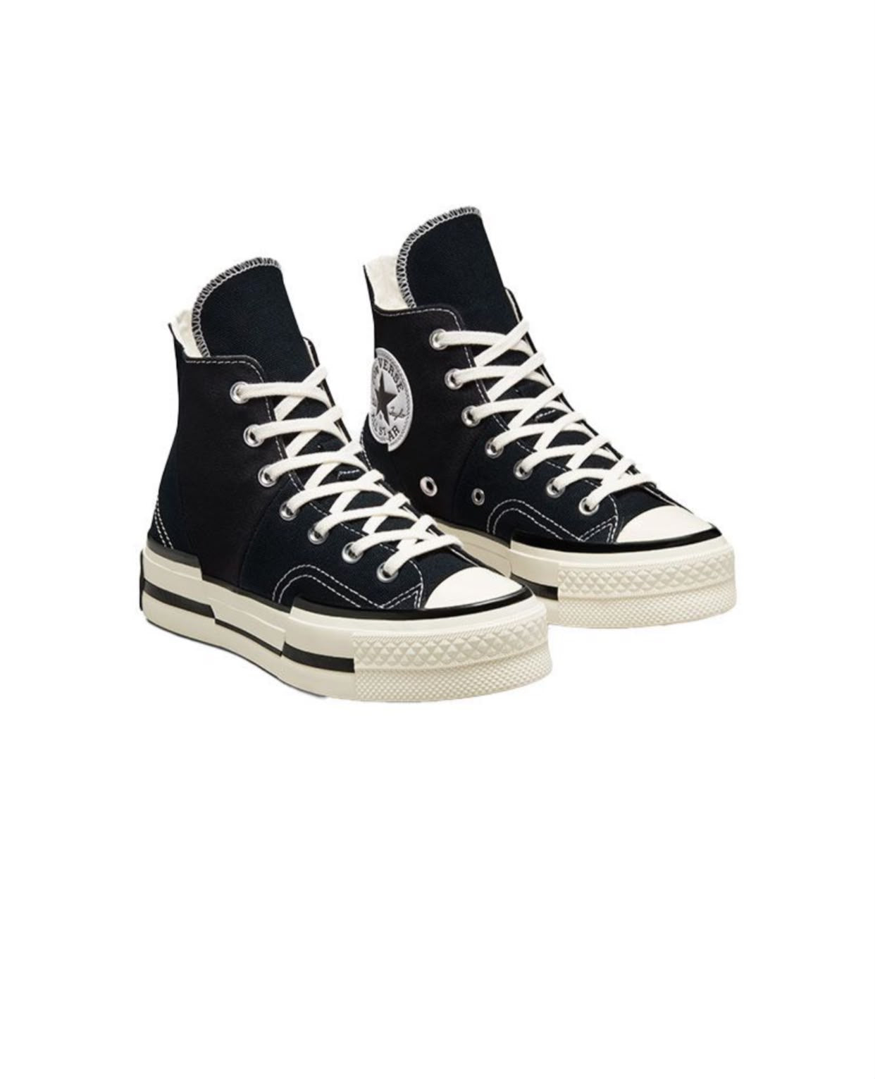 Converse Chuck 70 Plus Canvas Hi Black/White
