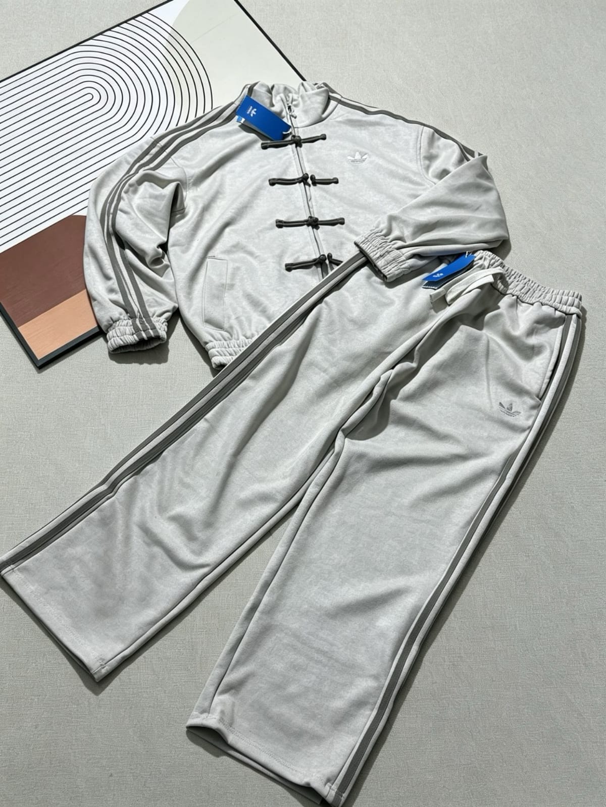 Adidas Tracksuits (light-grey)